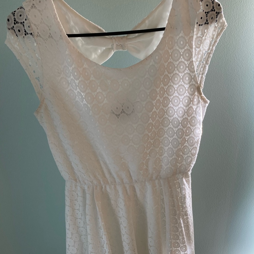 White Graduation/Summer Lace Dress